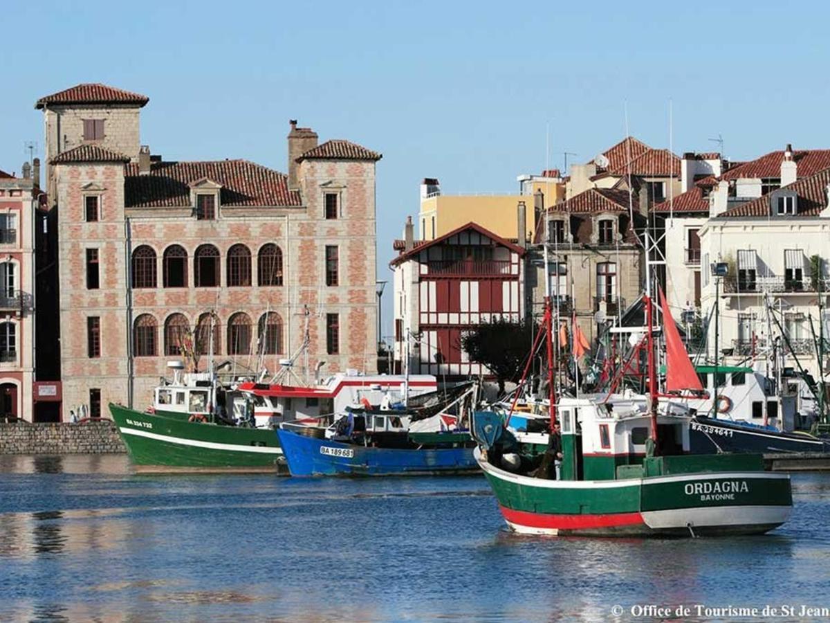 Charmant Studio Face Mer Avec Acces Direct Plage - Fr-1-4-659 Saint-Jean-de-Luz Luaran gambar