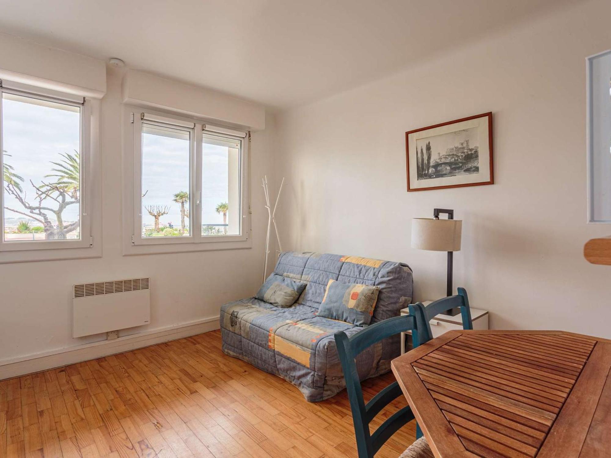Charmant Studio Face Mer Avec Acces Direct Plage - Fr-1-4-659 Saint-Jean-de-Luz Luaran gambar